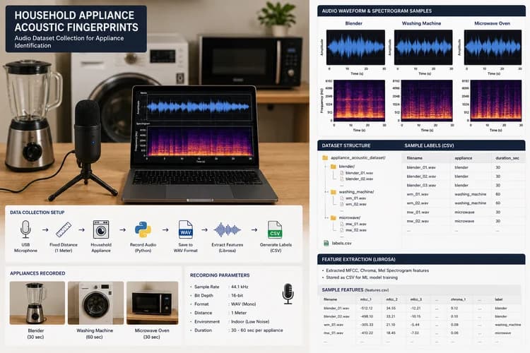 Household Appliance Acoustic Fingerprints