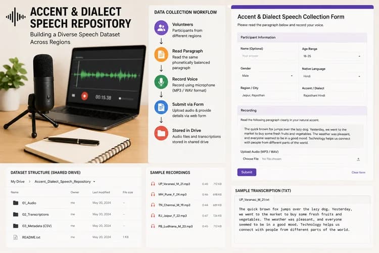 Accent & Dialect Speech Repository