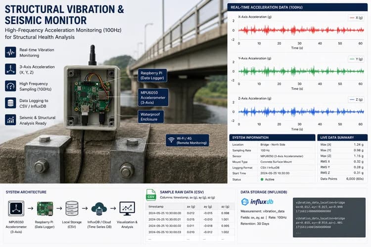 Structural Vibration & Seismic Monitor
