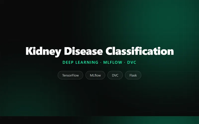 Kidney Disease Classification (MLflow + DVC)