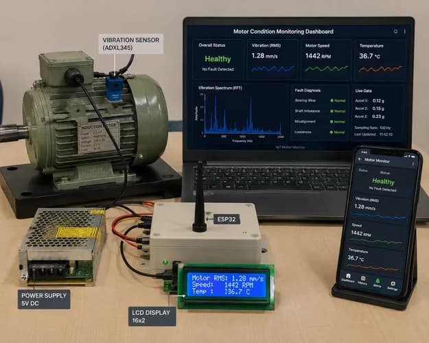 Industrial Motor Condition Monitoring using Vibration Analysis